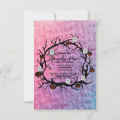 Invitation Éffrayant Une Mignonne Halloween Ghost 1ère fête d (Devant)