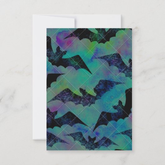 Invitation Éffrayant Une Mignonne Halloween Ghost 1ère fête d (Dos)