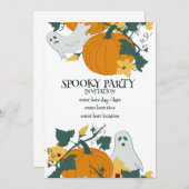 Invitation Éffrayante (Devant / Derrière)