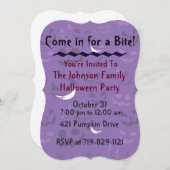 Invitation éffrayante (Devant / Derrière)