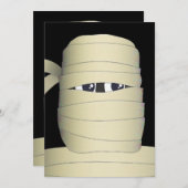 Invitation éffrayante de partie de Halloween de (Devant / Derrière)