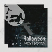Invitation éffrayante de partie de Halloween de (Devant / Derrière)