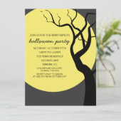 Invitation éffrayante de partie de Halloween de (Debout devant)