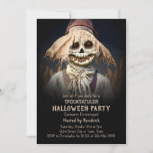 Invitation Éffrayante Déplaisante Scarecrow Halloween Costume (Devant)