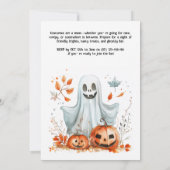 Invitation éffrayante du parti fantôme (Dos)