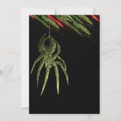 Invitation Éffrayante Halloween adulte peur costume crâne (Dos)