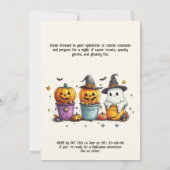 Invitation éffrayante HALLOWEEN BASH (Dos)