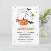 Invitation éffrayante Halloween Costume de fête (Debout devant)