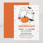 Invitation éffrayante Halloween Costume de fête (Devant / Derrière)