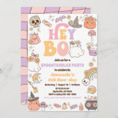 Invitation éffrayante Halloween Ghost (Devant / Derrière)