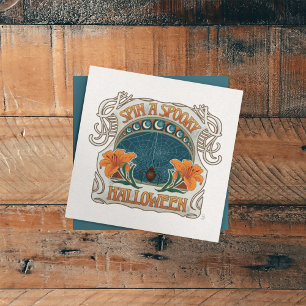 Invitation éffrayante Halloween gothique style Vin