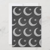 Invitation éffrayante Halloween Party Chalkboard (Dos)