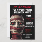 Invitation Éffrayante maman fête d'Halloween effrayant cadavr (Devant)