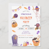 Invitation Éffrayante Mare Halloween (Devant)