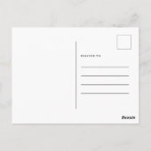 Invitation éffrayante Octobre à la fête d'Hallowee (Dos)