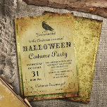 Invitation Éffrayante soirée costumée gothique Vintage d'Hall<br><div class="desc">Invitation Vintage éffrayante Halloween Costume Party</div>