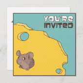 Invitation effrontée de fête d'anniversaire de (Devant / Derrière)