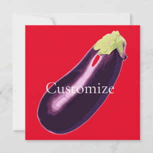 Invitation Eggplant Thunder_Cove