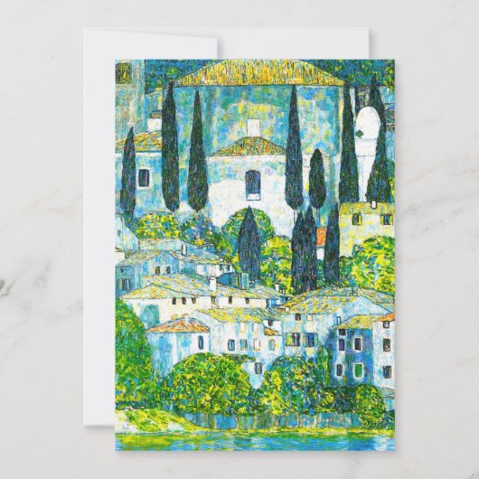 Invitation Église à Cassone Gustav Klimt (Devant)