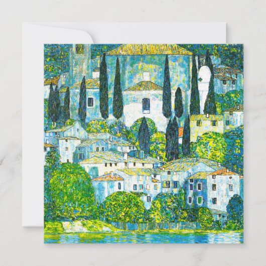 Invitation Église à Cassone Gustav Klimt (Devant)