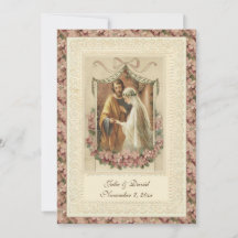 Église catholique de mariage vintage/Réception