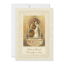 Église catholique de mariage vintage/Réception
