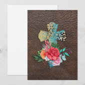 Invitation Église chrétienne Croix Pâques Jésus Baptiste Amou (Devant / Derrière)