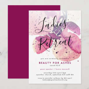 Invitation Église Dames Retraite/Conférence/Événement Invitat