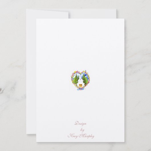 Invitation Église de pays (Dos)