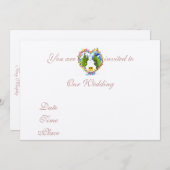 Invitation Église de pays (Devant / Derrière)