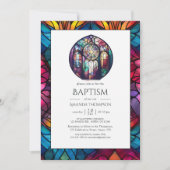 Invitation Eglise moderne Baptême, dédicace ou baptême (Devant)