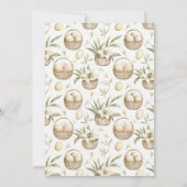 Invitation Église neutre Chasse aux oeufs de Pâques Invitatio (Dos)