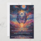 Invitation Égo qui se dissout | Conception visionnaire (Dos)