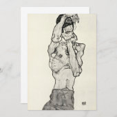 Invitation Egon Schiele - Zeichnungen II. (Devant / Derrière)