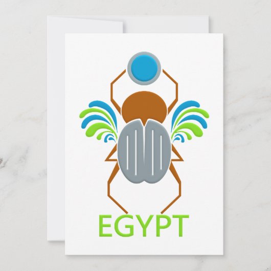 Invitation EGYPT - personnaliser (Devant)