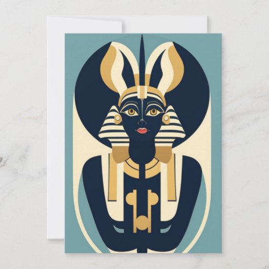 Invitation Egypte Abstraite (Devant)