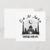 INVITATION EID AL ADHA MUBARAK 2026 (Devant / Derrière)