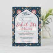 Invitation Eid Al Fitr Celebration Eid Mubarak Party Editable (Debout devant)