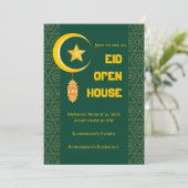 Invitation Eid al Fitr Moubarak Ramadan Kareem Moon Star (Debout devant)