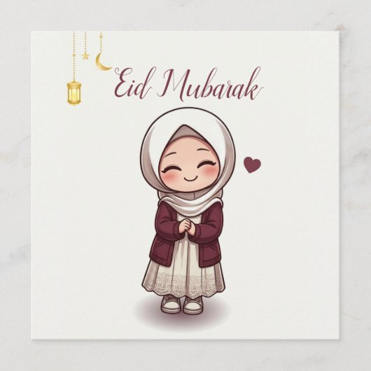 Invitation Eid Money Holder,Eidi Envelopes for kids,Gift Card (Devant)