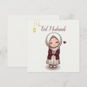 Invitation Eid Money Holder,Eidi Envelopes for kids,Gift Card (Devant / Derrière)