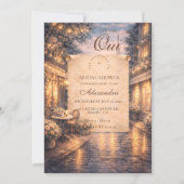Invitation Eiffel Tower Bridal Shower (Devant)