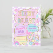 Invitation Eight Is Great Préparatoire Varsity Patch Annivers (Debout devant)