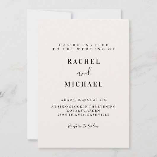 Invitation Einladung (Devant)