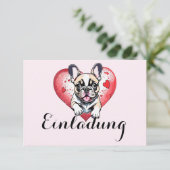 Invitation Einladungen Leine (Debout devant)