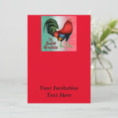 Invitation El Gallo Grande (Debout devant)