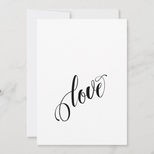 Invitation Elaborez Célébrez avec nous! Blanc simple (Dos)