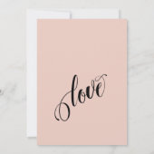 Invitation Élaborez Célébrez avec nous ! Simple rose blush (Dos)