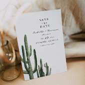 Invitation Eleanor - Minimal Saquaro Cactus Enregistrer la da