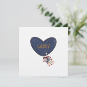 Invitation Électricien Lockout Tagout Heart (Debout devant)